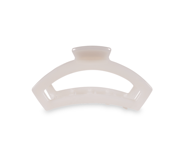 Teleties™ Open Hair Clip | Coconut White