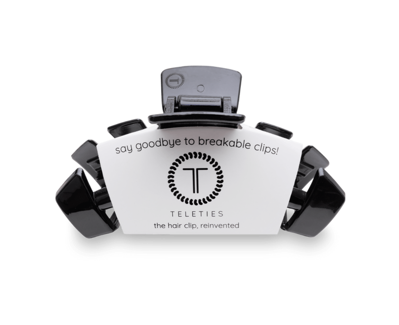 Teleties™ Classic Hair Clip | Jet Black