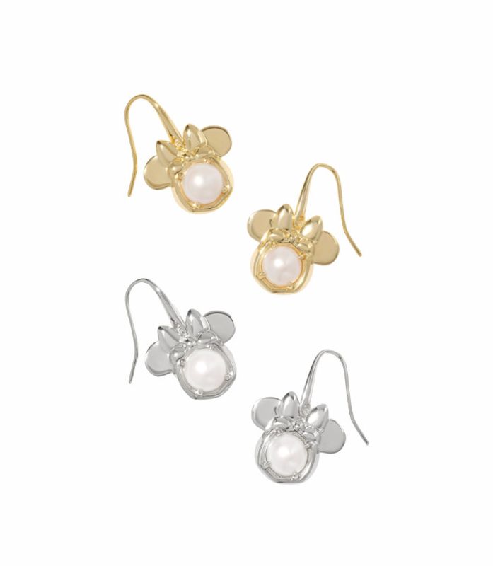 Disney x Kendra Scott | Minnie Mouse Drop Earring White Pearl