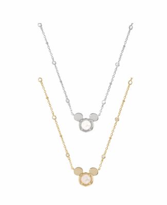 Disney x Kendra Scott | Mickey Mouse Pendant Necklace White Pearl