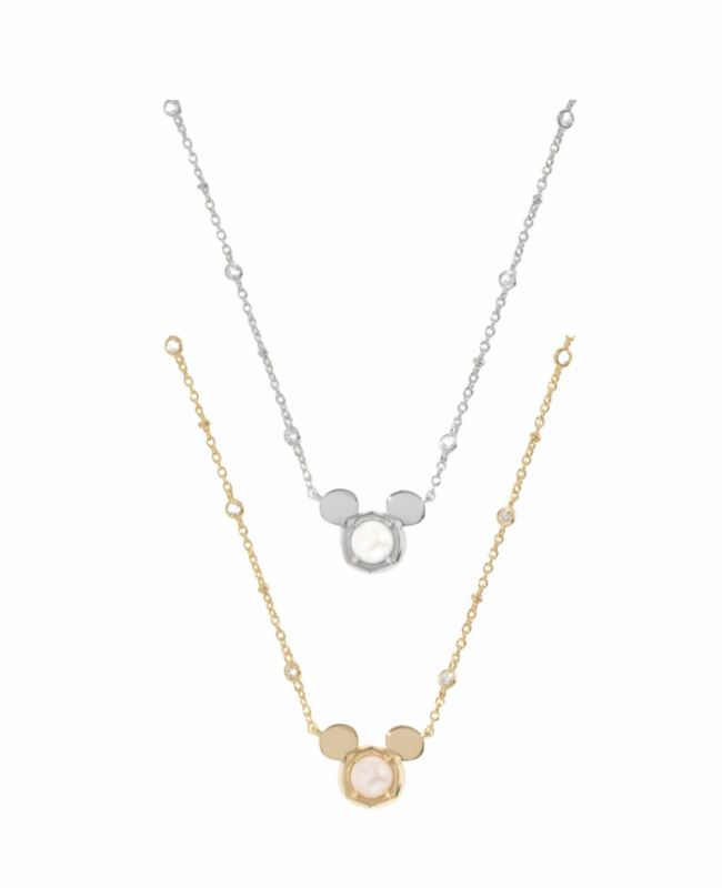Disney x Kendra Scott | Mickey Mouse Pendant Necklace White Pearl