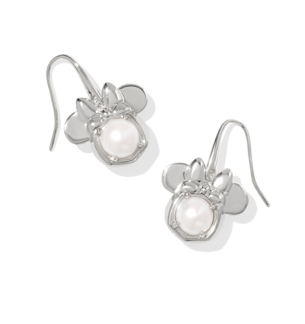 Disney x Kendra Scott | Minnie Mouse Drop Earring White Pearl