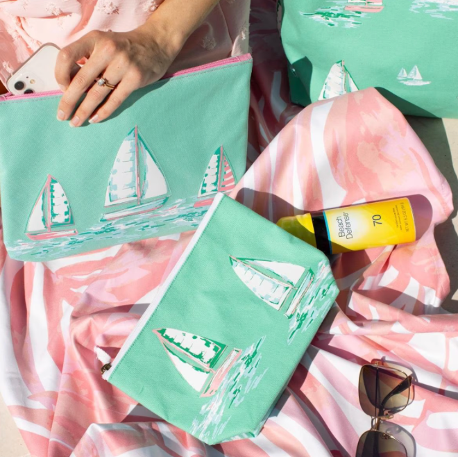 Sail Away Cosmetic Pouch