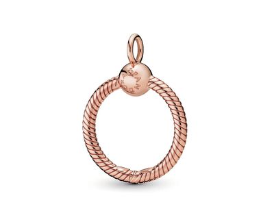 ​PANDORA™ Pandora Moments Small Charm Holder Pendant Rose Gold