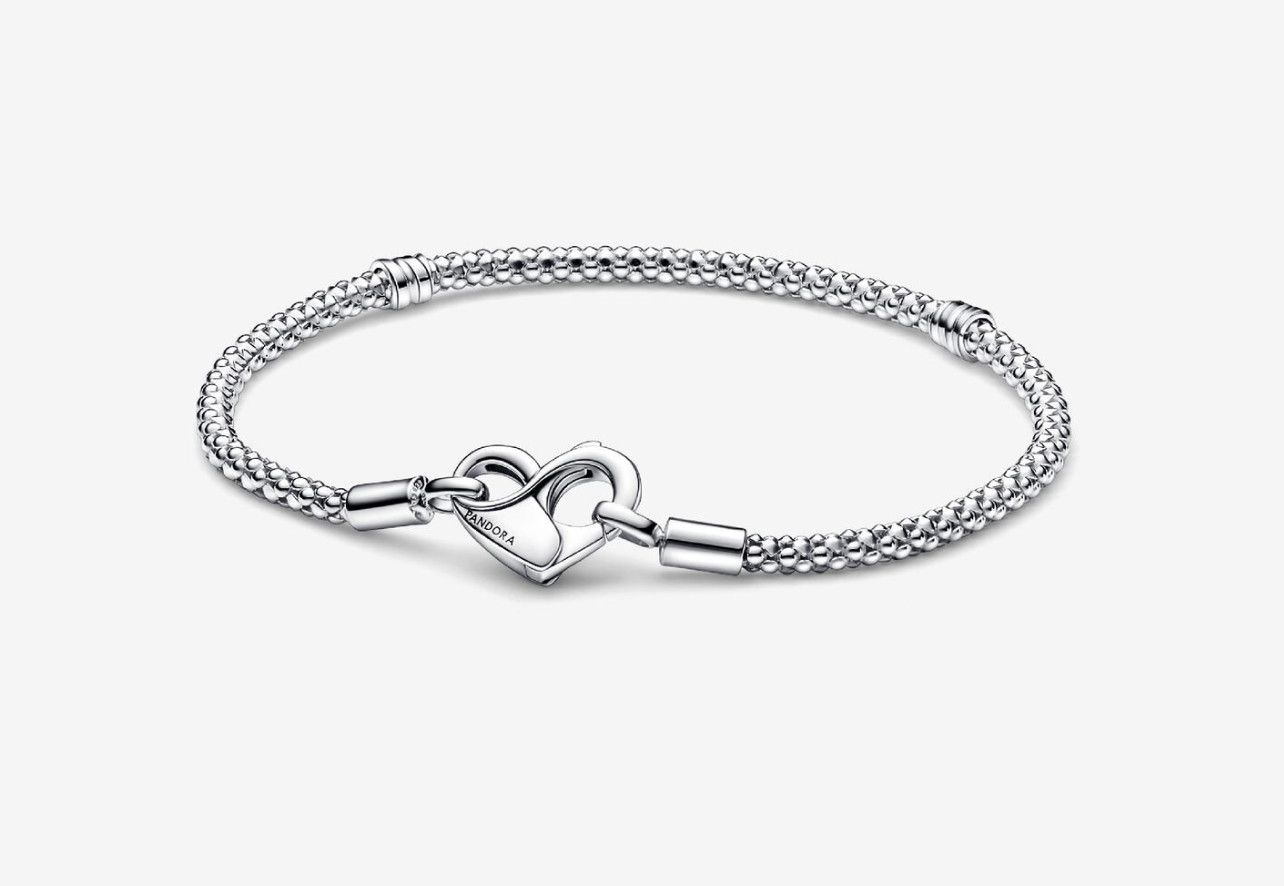 PANDORA™ Moments Studded Chain Bracelet Sterling Silver