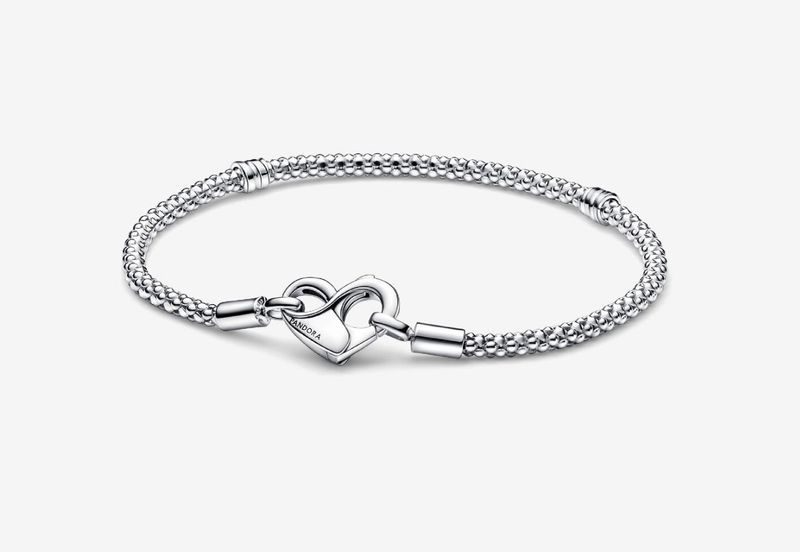 PANDORA™ Moments Studded Chain Bracelet Sterling Silver