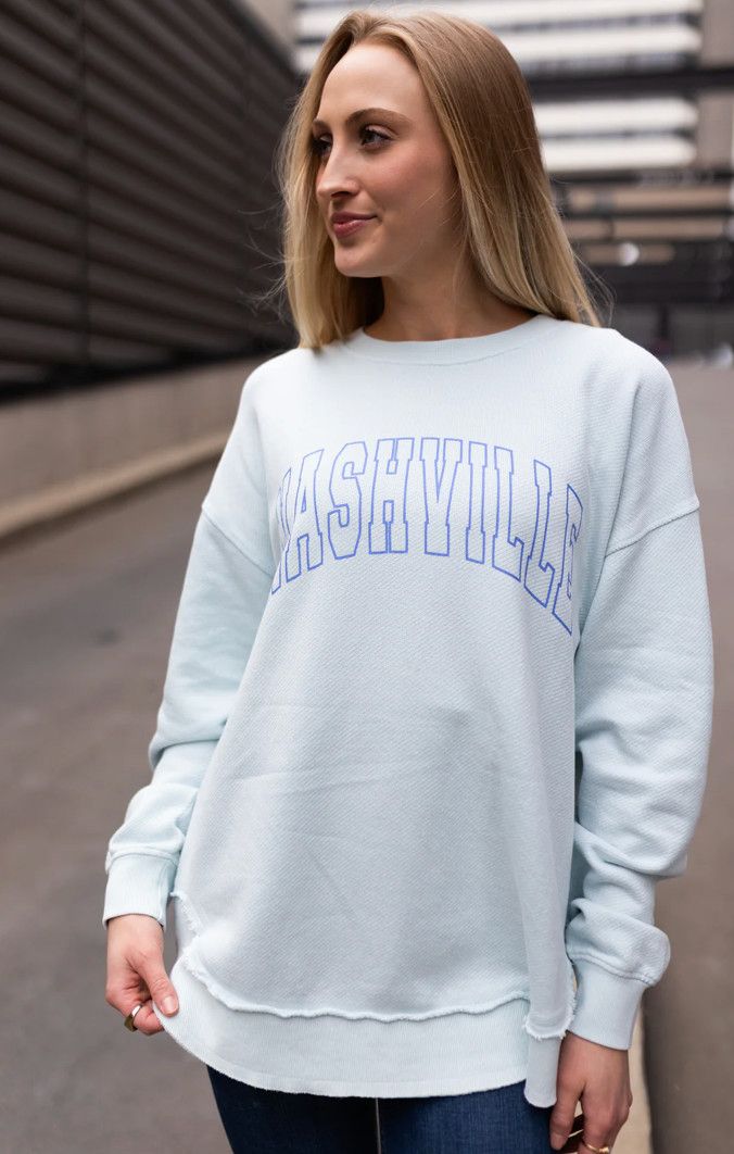 The NASH™ Coastal Terry Poncho, Color: Sky Blue, Size: S