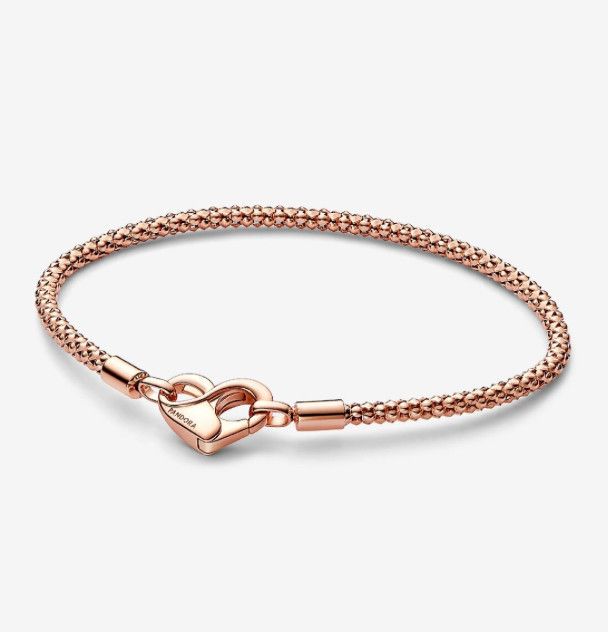 PANDORA™ Studded 14K Rose Gold Plated Bracelet