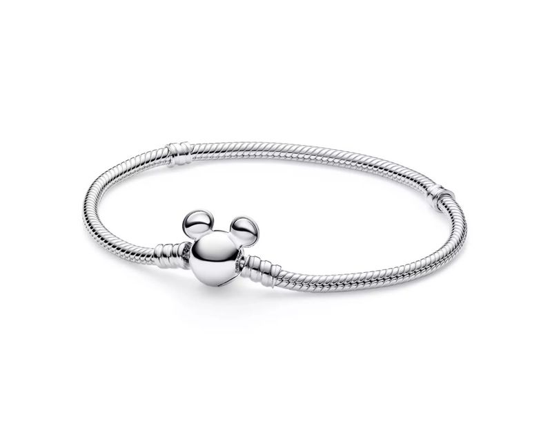 PANDORA™ Disney Mickey Mouse Clasp Silver Bracelet