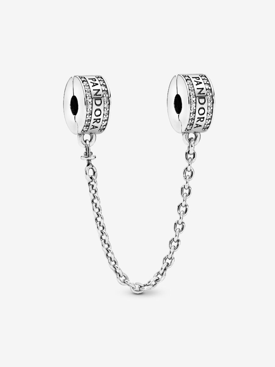 PANDORA™ Insignia Safety Chain Clip Charm