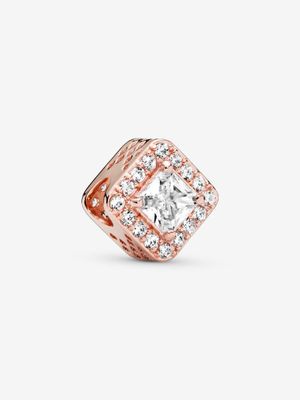 PANDORA™ Rose Gold Geometric Radiance Charm