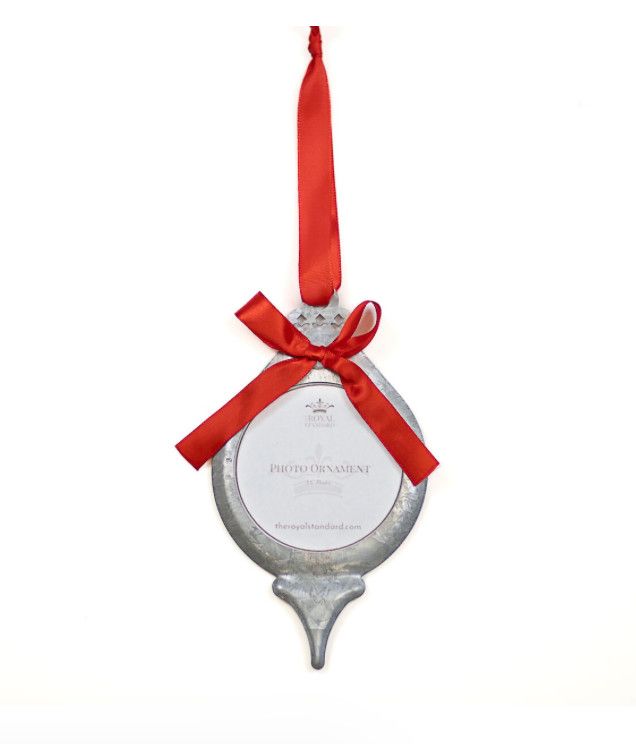 Silver Photo Ornament