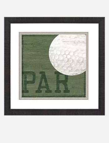 Golf Days Wall Art, Style: Par