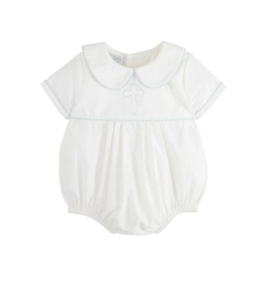 Blue Cross Poplin Bubble
