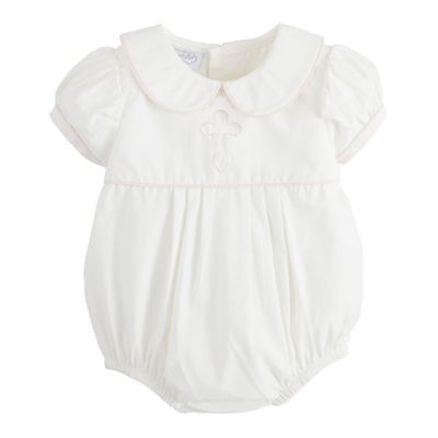 Pink Cross Poplin Bubble