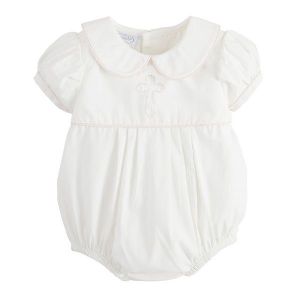 Pink Cross Poplin Bubble