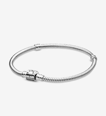 PANDORA™ Moments Barrel Clasp Sterling Silver Bracelet