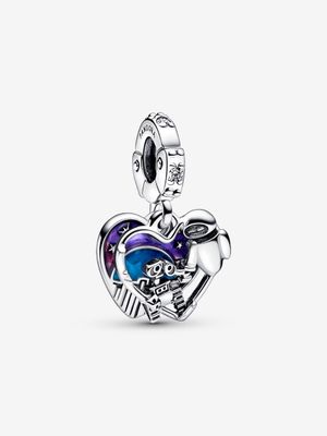 PANDORA™ Disney Pixar Wall-E &amp; Eve Glow-in-the-dark Dangle Charm