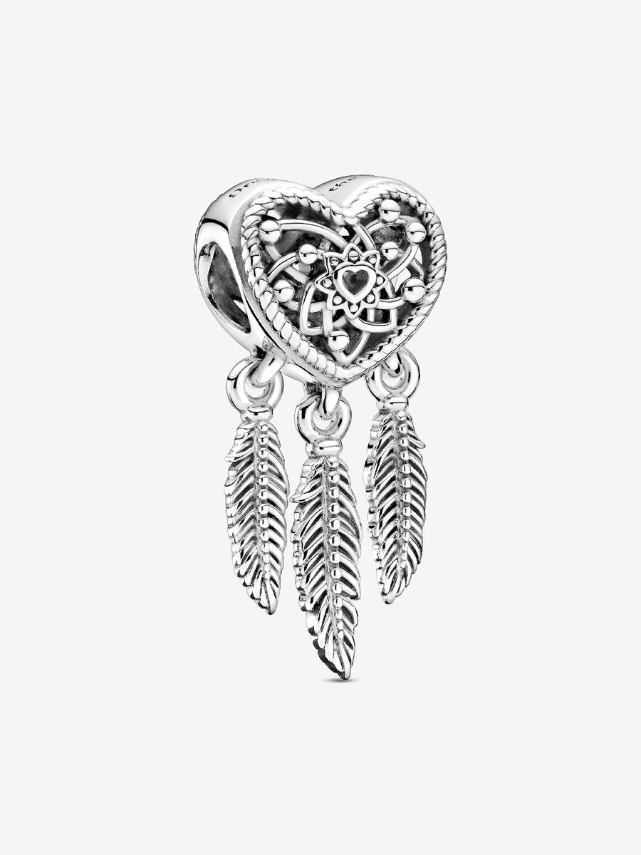 PANDORA™ Dreamcatcher Silver Heart Charm
