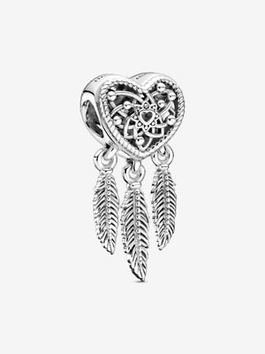 PANDORA™ Dreamcatcher Silver Heart Charm