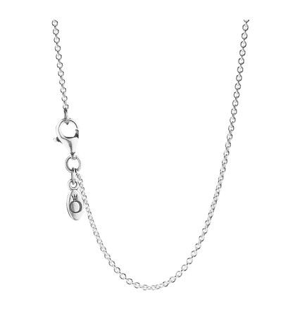 PANDORA™ Classic Cable Chain Sterling Silver, Size: 45