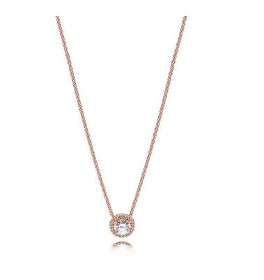 PANDORA™  Rose Gold Classic Elegance Necklace, Size: 45