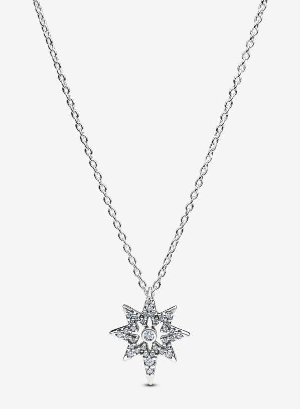 PANDORA™  North Star Pendant Necklace Sterling Silver