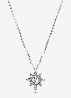 PANDORA™  North Star Pendant Necklace Sterling Silver