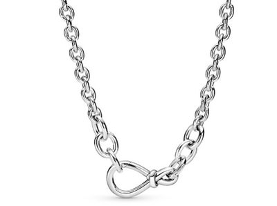 PANDORA™ Sterling Silver Chunky Infinity Knot Necklace