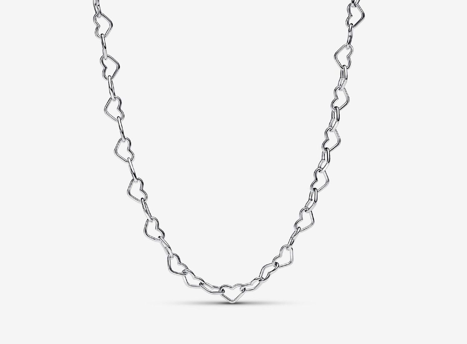 PANDORA™ Linked Hearts Collier Necklace Sterling Silver