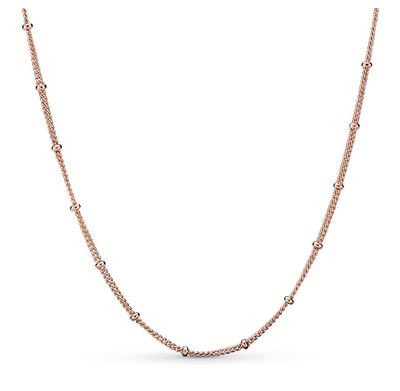 PANDORA™ Rose Gold Beaded Necklace