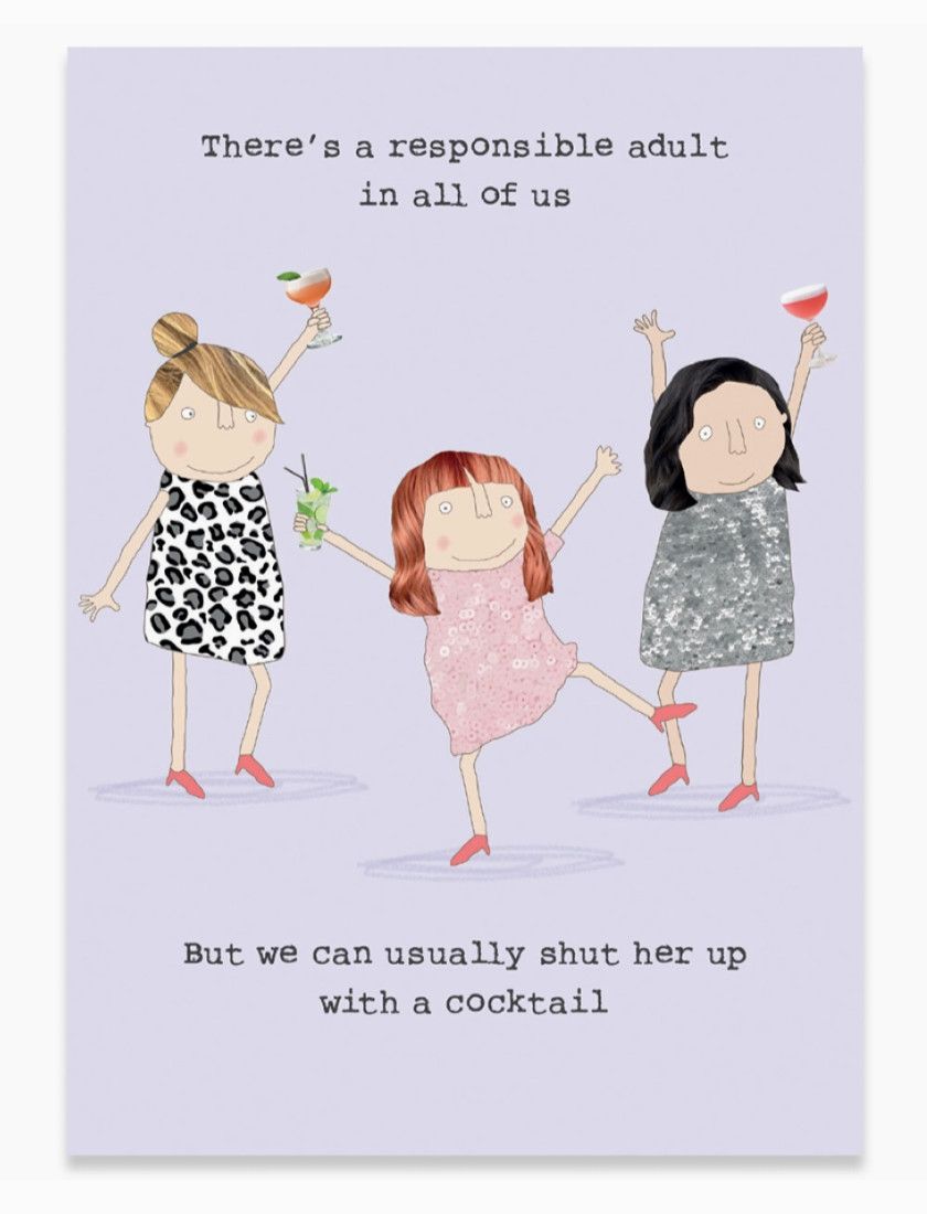 Responsible Girl Rosie Birthday Card