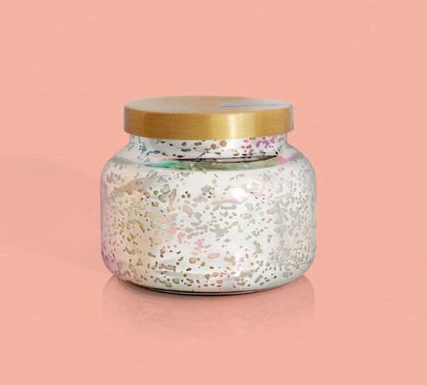 Volcano Mercury Inverted Iridescent Jar Candle, Size: 19 oz