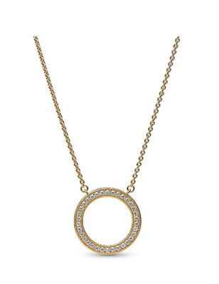 PANDORA™ Signature Logo 14K Gold Plated Necklace