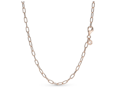 PANDORA™ 14K Rose Gold Plated Link Necklace