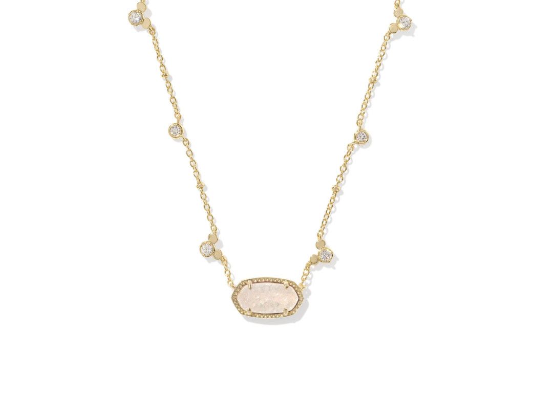 Disney x Kendra Scott Mickey Mouse Elisa Necklace in Iridescent Drusy