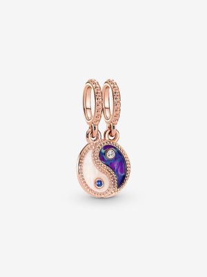 PANDORA™ Splittable Yin &amp; Yang 14K Rose Gold-Plated 2-Piece Charm
