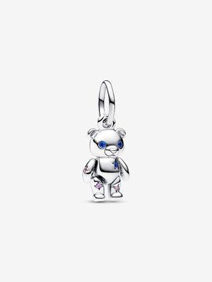 PANDORA™ Moveable Teddy Bear Silver Dangle Charm