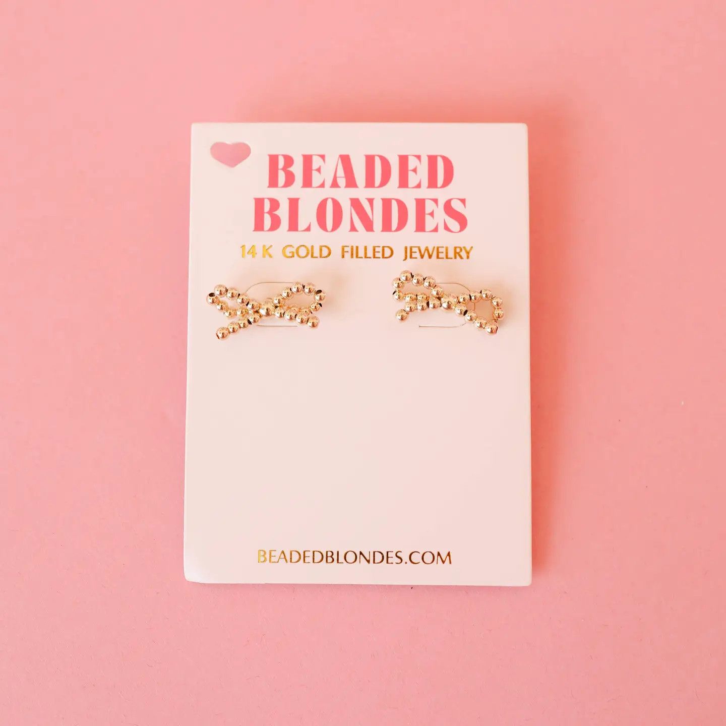 The Gold Bow Earrings