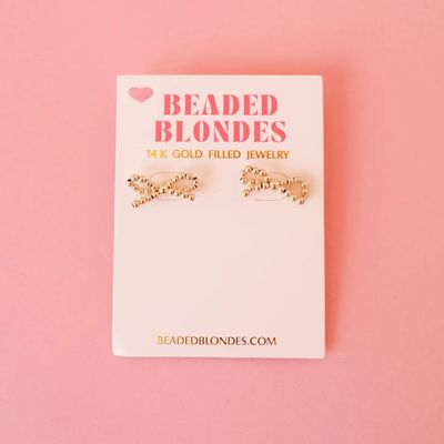 The Gold Bow Earrings