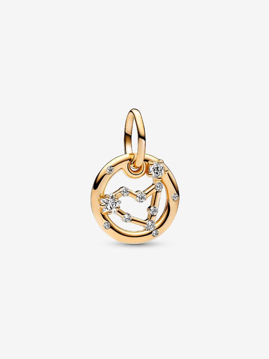 PANDORA™ Capricorn Zodiac 14K Gold Plated Dangle Charm