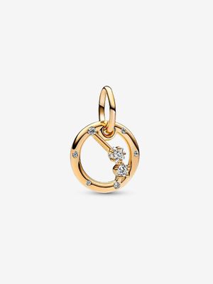 PANDORA™ Aries Zodiac 14K Gold Plated Dangle Charm