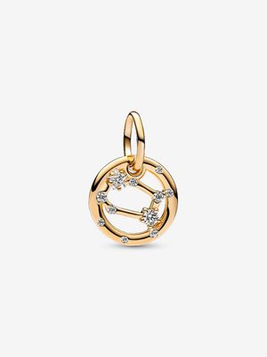 PANDORA™ Gemini Zodiac 14K Gold Plated Dangle Charm