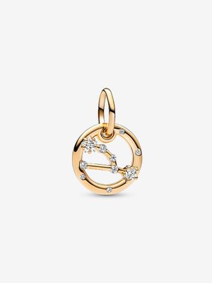 PANDORA™ Taurus Zodiac 14K Gold Plated Dangle Charm