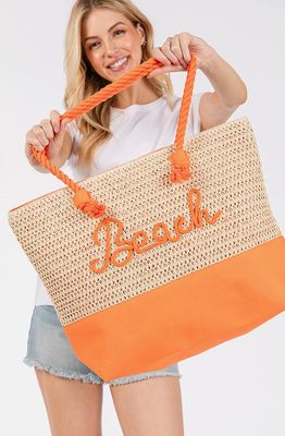Beach Sewn Rope Tote