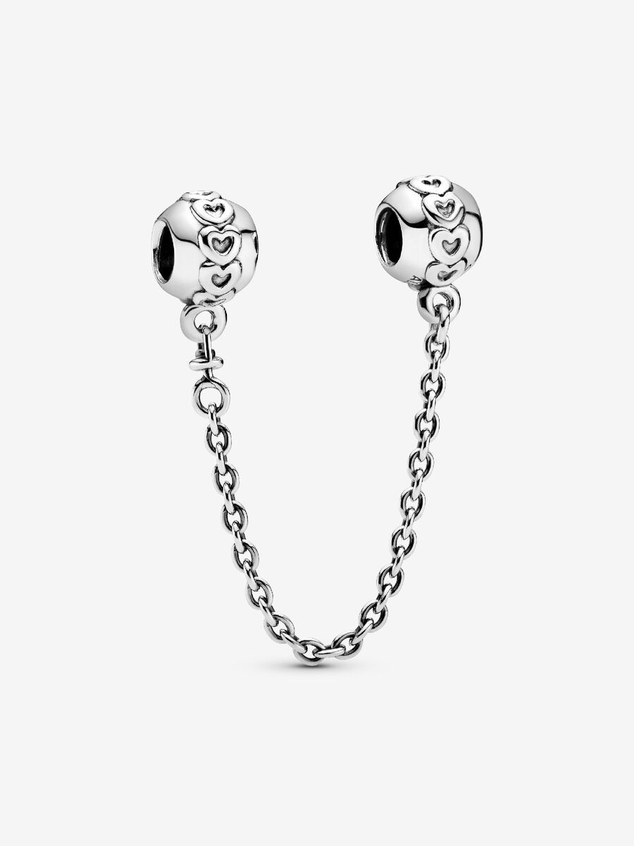 PANDORA™ Band of Hearts Safety Chain Charm