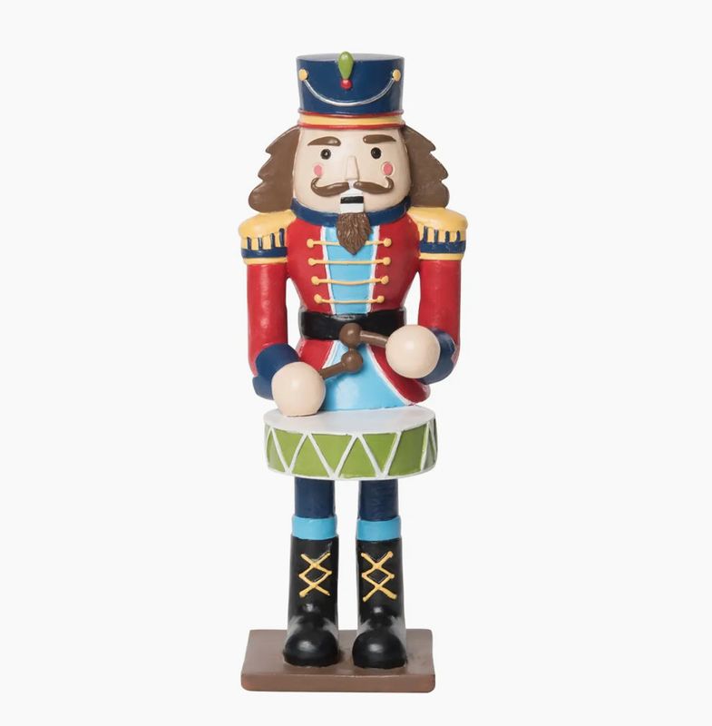 Drum Nutcracker Figurine