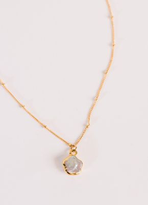 Able™ Pearl Flower Pendant Necklace