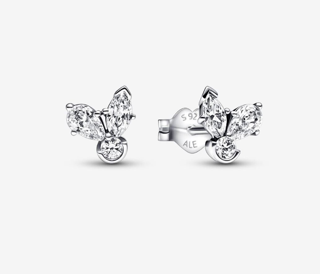 PANDORA™ Sparkling Herbarium Cluster Stud Earrings Sterling Silver