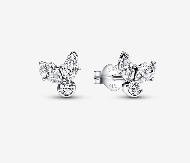 PANDORA™ Sparkling Herbarium Cluster Stud Earrings Sterling Silver